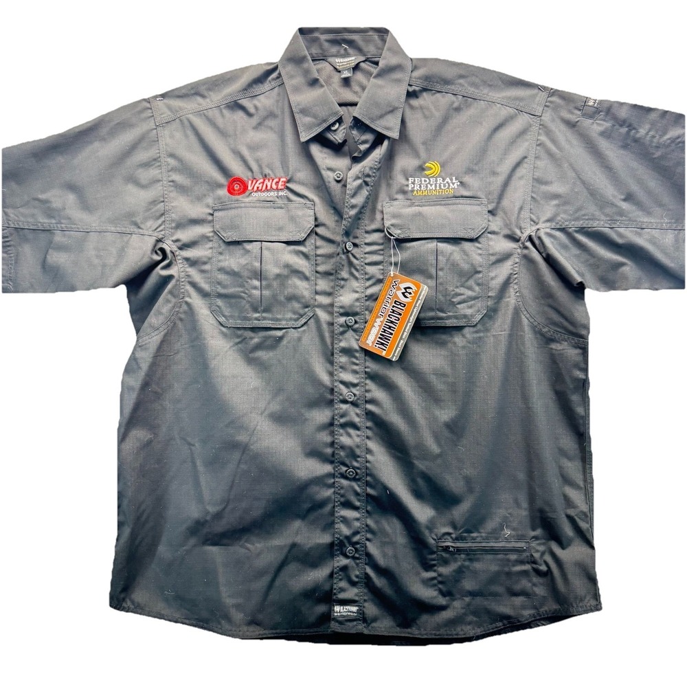 Blackhawk Warrior Wear Shirt Men Short Sleeve Tactical Utility Black XL NWT - Picture 1 of 11